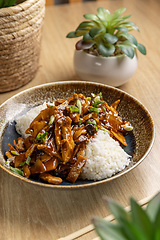 Image showing Delicious teriyaki chicken