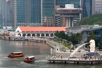 Image showing Merlion - Colonial Quarter, Singapore