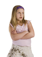 Image showing Girl Annoyed