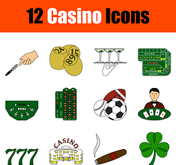 Image showing Casino Icon Set