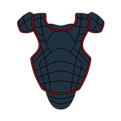 Image showing Baseball Chest Protector Icon