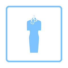 Image showing Dress On Hanger With Sale Tag Icon