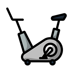 Image showing Icon Of Exercise Bicycle