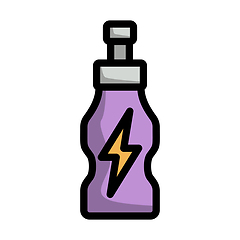 Image showing Icon Of Energy Drinks Bottle