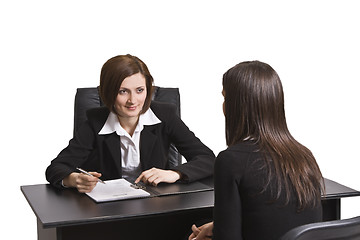 Image showing Business interview