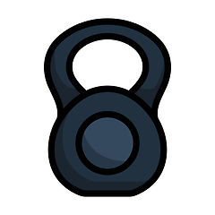 Image showing Icon Of Kettlebell