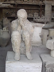 Image showing Fear of the Volcano (Pompeii)