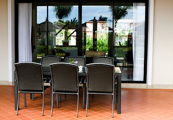 Image showing Dining area