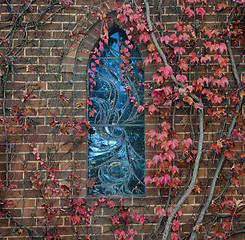 Image showing old church window