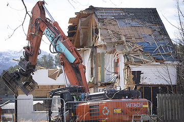 Image showing Demolished House