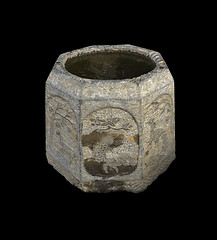 Image showing ancient stone bucket