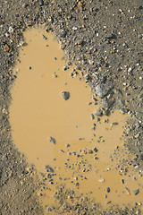 Image showing tawny water, puddle, background