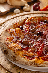 Image showing Artisan wood fired pizza
