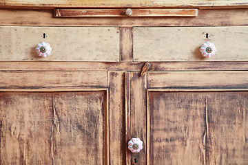 Image showing vintage closet 