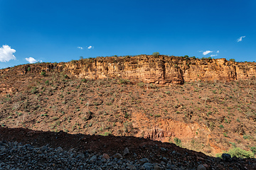 Image showing Mountain landscape with canyon, Amhara Region Ethiopia