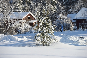 Image showing winter landscape in Finland