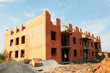 Image showing construction of the new building