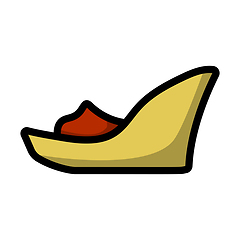 Image showing Platform Shoe Icon