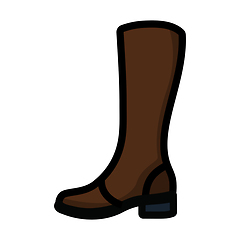 Image showing Autumn Woman Boot Icon