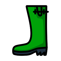 Image showing Rubber Boot Icon