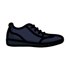 Image showing Man Casual Shoe Icon