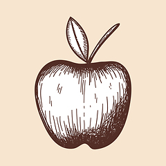 Image showing Icon Of Apple