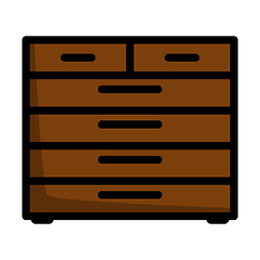 Image showing Chest Of Drawers Icon