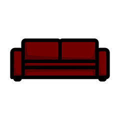 Image showing Home Sofa Icon