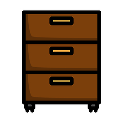 Image showing Office Cabinet Icon