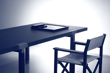 Image showing Easy-chair near Table