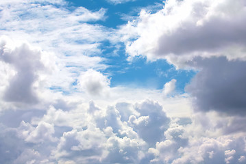 Image showing big beautiful clouds