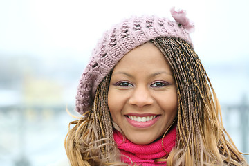 Image showing young smiling woman