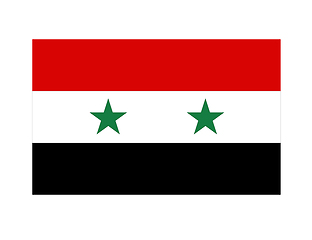Image showing flag of Syria