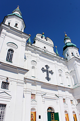 Image showing towers of Troitskyi monastery in Chernihiv 