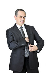 Image showing Businessman on white background