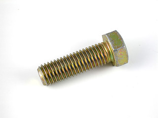 Image showing Brass bolt