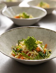 Image showing Close-up of a healthy vegetable salad