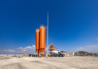 Image showing Vibrant image of a cement plant