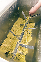 Image showing Dough mixing stage
