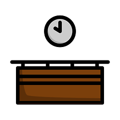 Image showing Office Reception Desk Icon