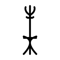Image showing Office Coat Stand Icon