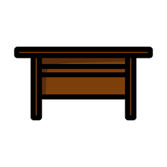 Image showing Boss Office Table Icon