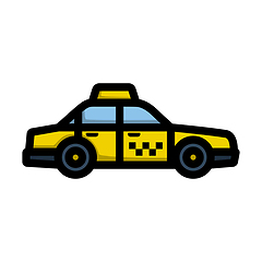 Image showing Taxi Car Icon