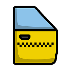 Image showing Taxi Side Door Icon