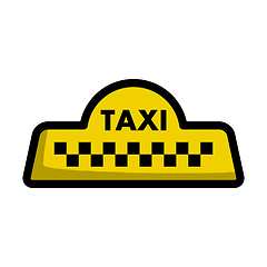 Image showing Taxi Roof Icon