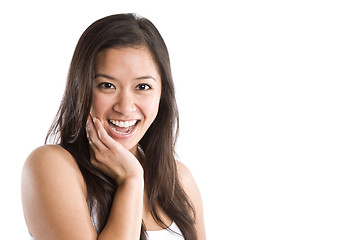 Image showing Beautiful happy asian woman