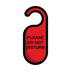 Image showing Don\'t Disturb Tag Icon
