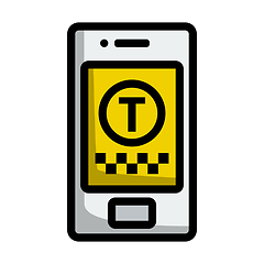 Image showing Taxi Service Mobile Application Icon