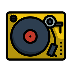 Image showing Vinyl Player Icon