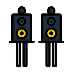 Image showing Audio System Speakers Icon